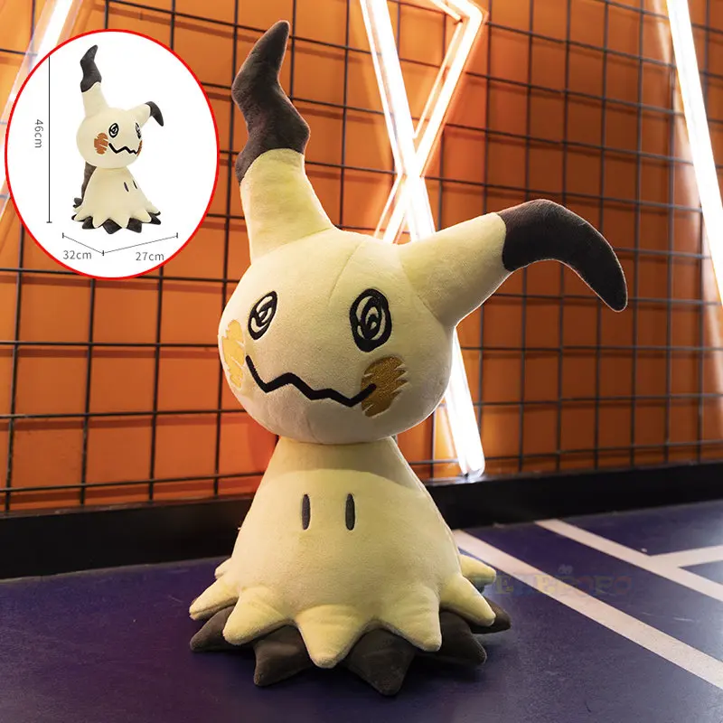 46cm Original Pokemon Mimikyu Plush Big Soft Animal Dolls Hot Toys Great Gift for Children ミミッキュ Plushie