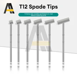 T12 Series Soldering Iron Tips for PGA BGA Rework Tool 1401 1402 1403 1404 1405 1406 Soldering Station Replaceable Accessories