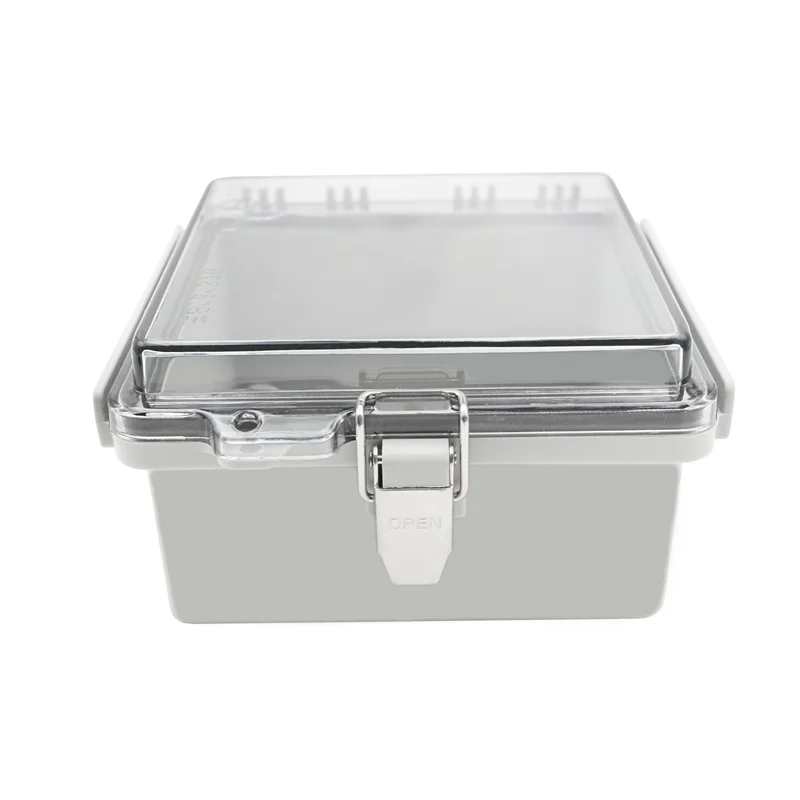 135×135×75mm Electricity Registration Box for Electronic Projects Outdoor Waterproof Terminal Block Case Transparent Cover