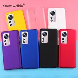 For Xiaomi 12 12X 12T Pro Multi Colors Luxury Rubberized Matte Hard Plastic Case Cover For Xiaomi 12 12S Pro Back Phone Cases