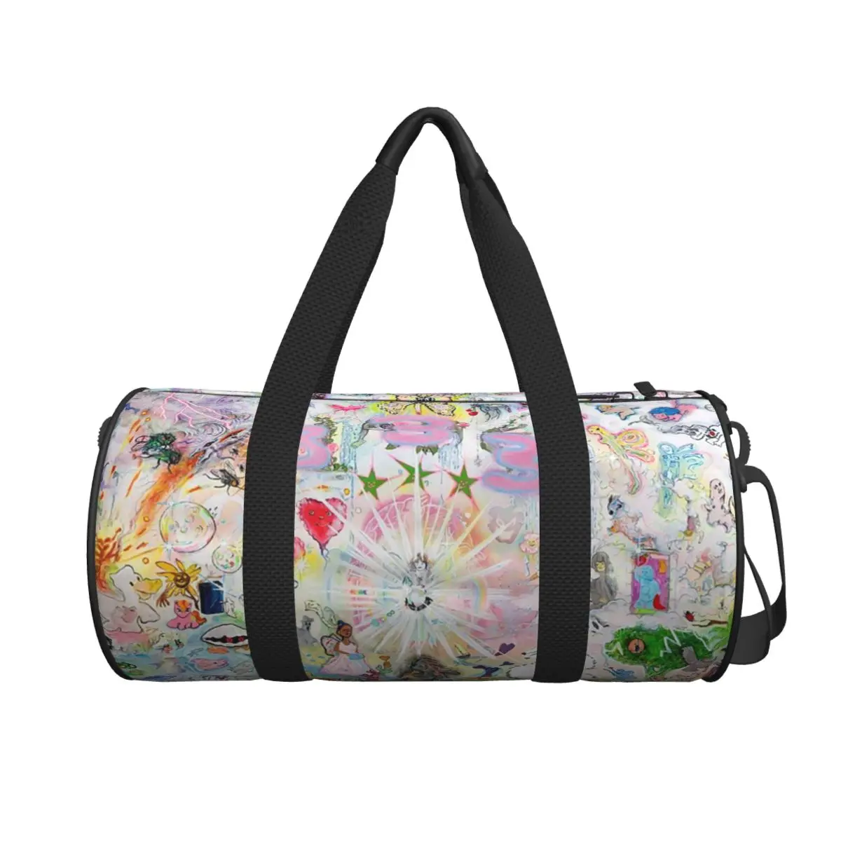 

Drain Gang Bladee 333 Album Cov Large Duffle Gym Bag Multi-Functional Duffle Travel Bags Handbags Fitness bag