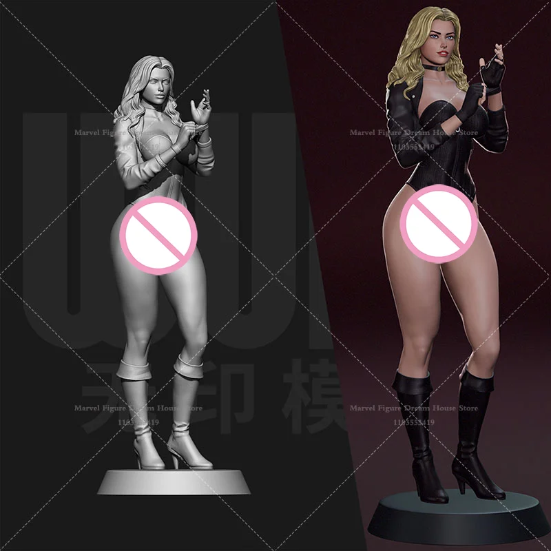 1/24 1/18 Scale DIY Self-assembled GK 3D Resin Un-panited Doll White Model  Strengthen Soldiers Caitlin Gothic Youth Teleute