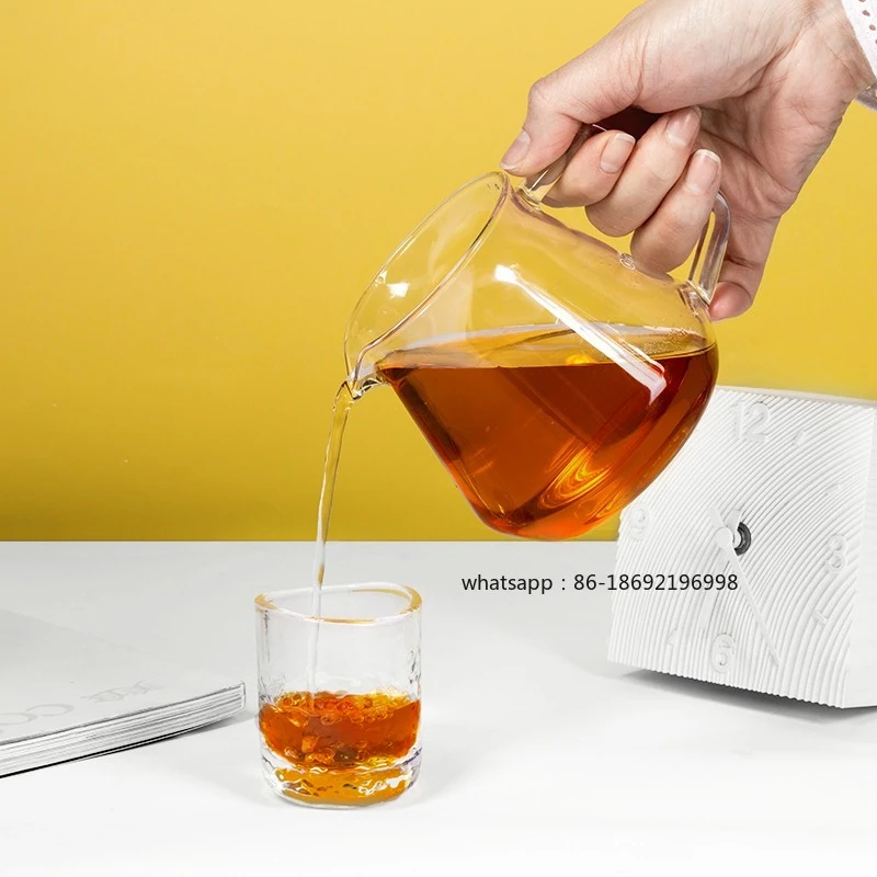 Glass Coffee Server Glass Coffee Sharing Pot Coffee Pot A Water Level Display Mark 360ml / 600ml