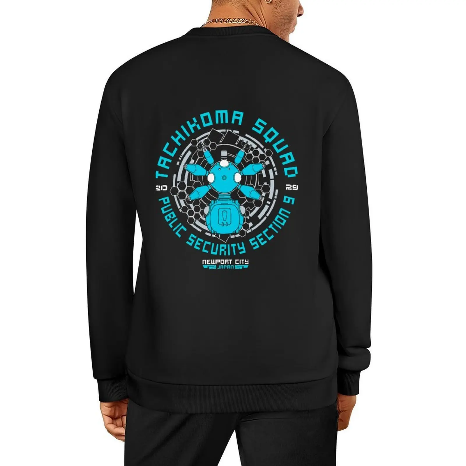 

TACHIKOMA SQUAD Pullover mens clothing anime clothing men's sweat-shirt japanese style new hoodies and sweatshirts