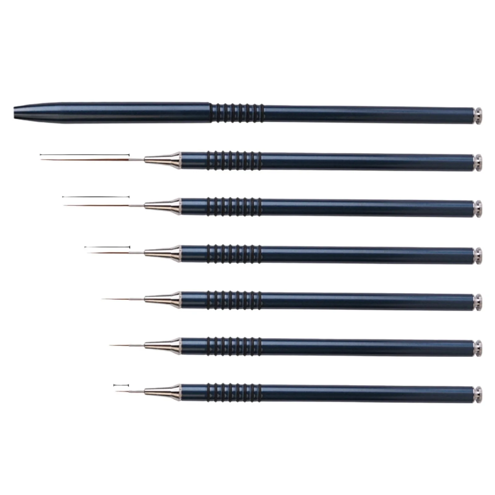 Nail art-pen met trekkoord, extreem fijne schilderpen, speciale penselenset voor het schilderen van bloemen, met de hand beschilderde nagelgereedschapsborstel