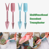 Multi-functional Seedling Transplanter Pavement Spade Plastic Seedling Transplanter Succulent Gardening Tools Mini Plant Tools