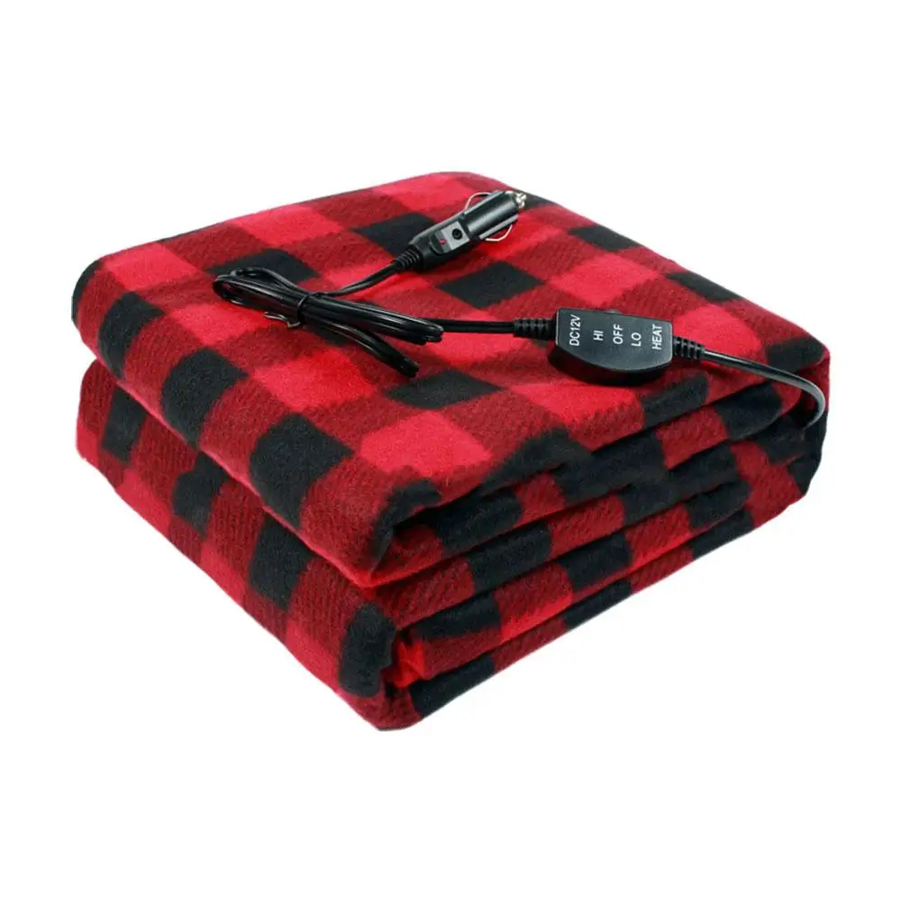 Car Heating Blanket 12V Heating 2 Speed ​​Switchable Car Pad Pad Constant Heating Temperature Heating 145x100CM O7H4