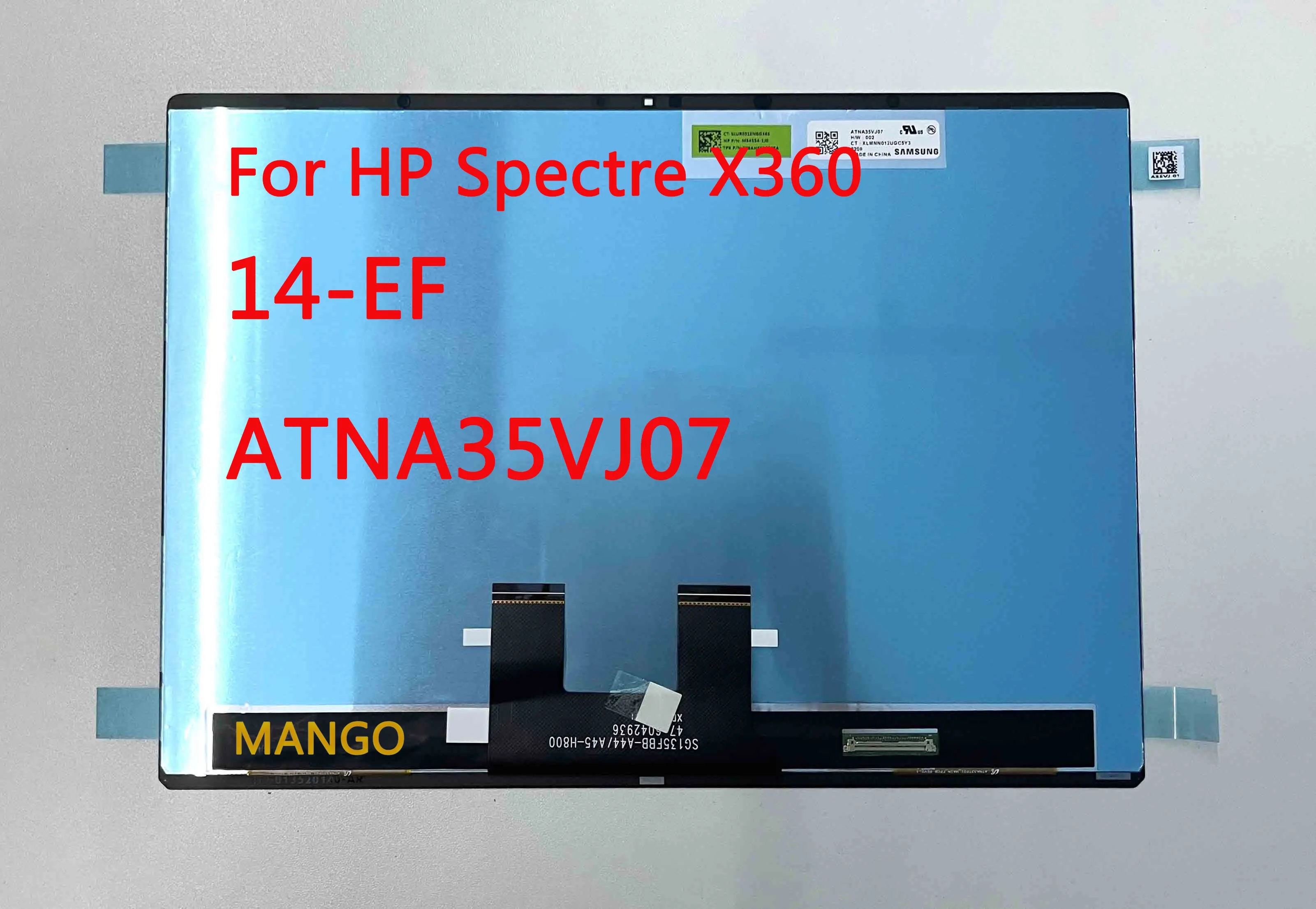 Pantalla táctil de 13,5 pulgadas para HP Spectre x360 14-EF ATNA35VJ07 M54554-1J0, conjunto de pantalla LCD para ordenador portátil, resolución OLED 14-ef2000la