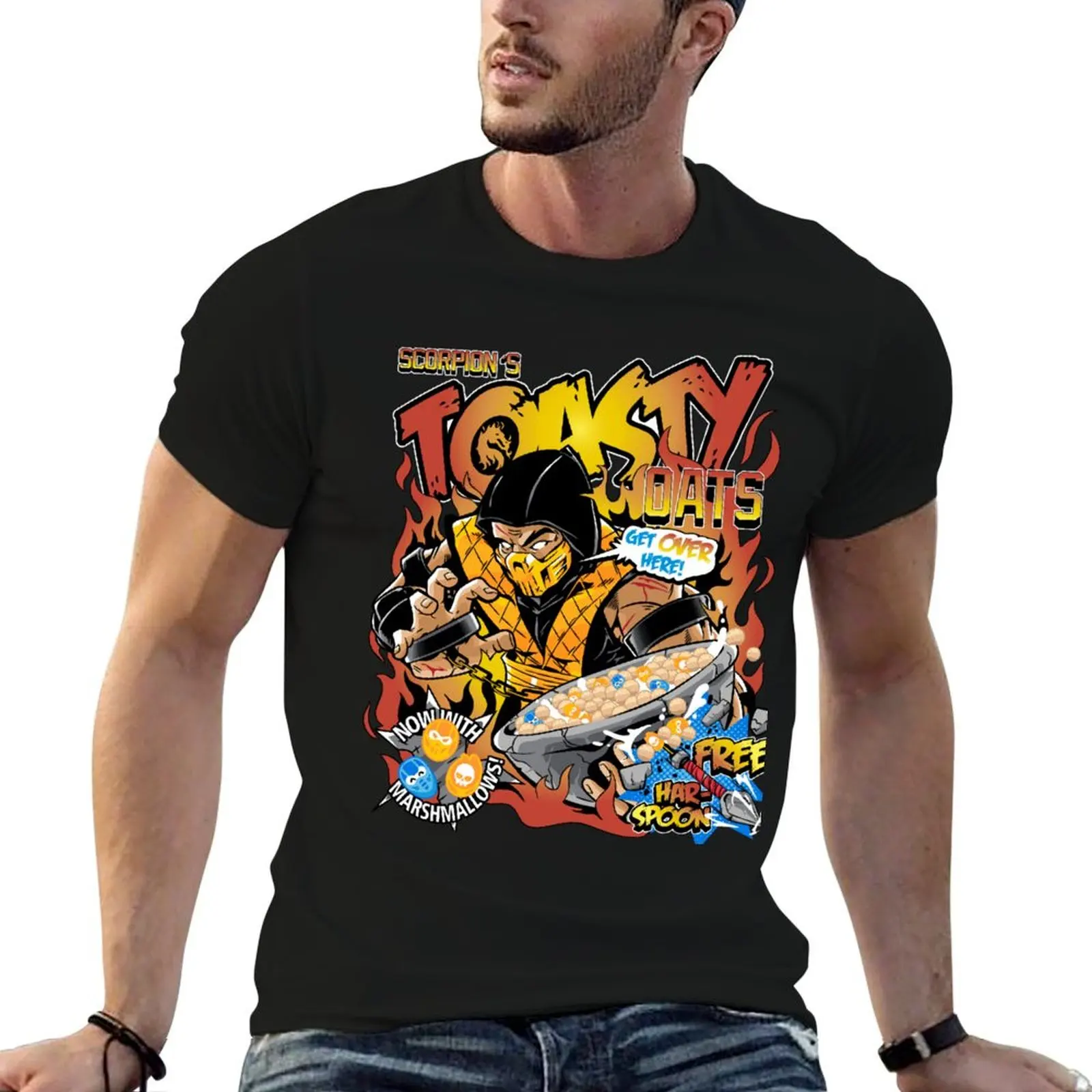 Scorpion Toasty Oats T-Shirt Casual Fashion Short Sleeve Cotton T-Shirt