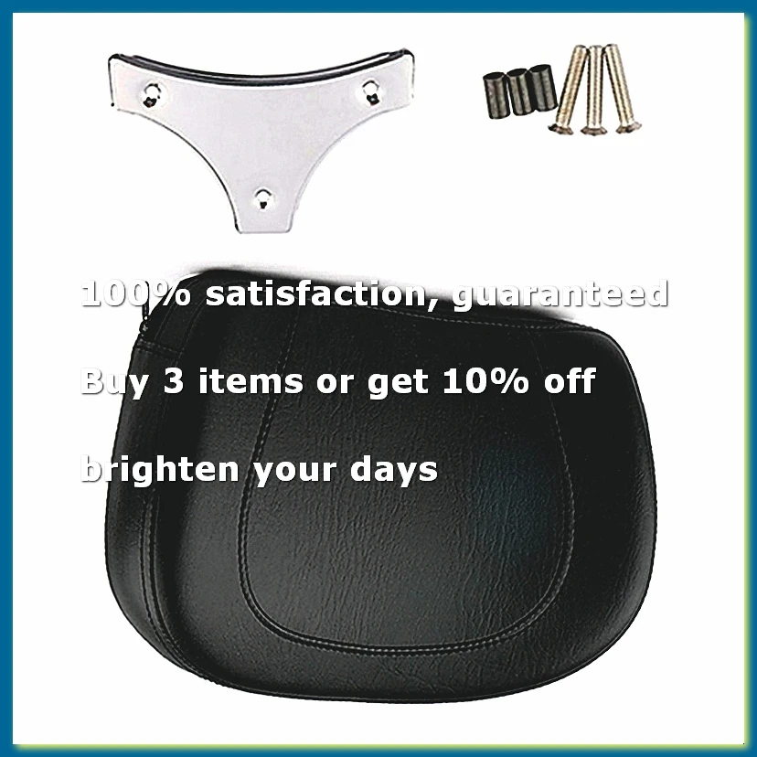 Motorcycle Sissy Bar Passenger Backrest Pad for - Touring Glide Road Street Glide 1997-2022