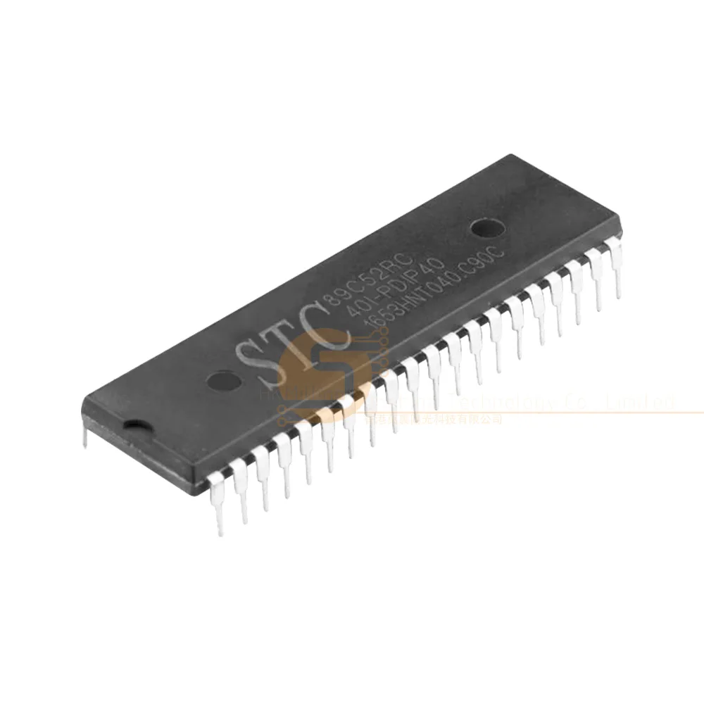 STC89C52RC-40I-PDIP40 DIP-40 Original New IC STC89C52