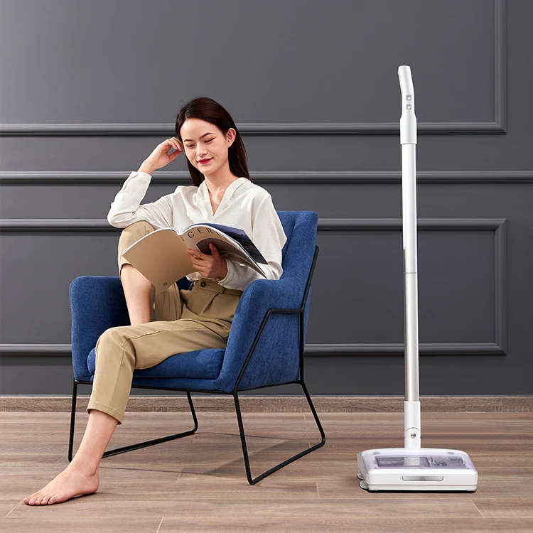 High Quality Electric Cordless Vibration Wet Water House Cleaning Flat Floor Mop, Charging Artificial Grass Electric Power Broom