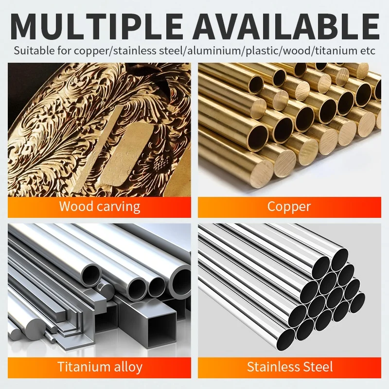 6MM metal wire drawn tungsten carbide milling cutter rotary file DIY grinding accessories set, electric grinding head tool set