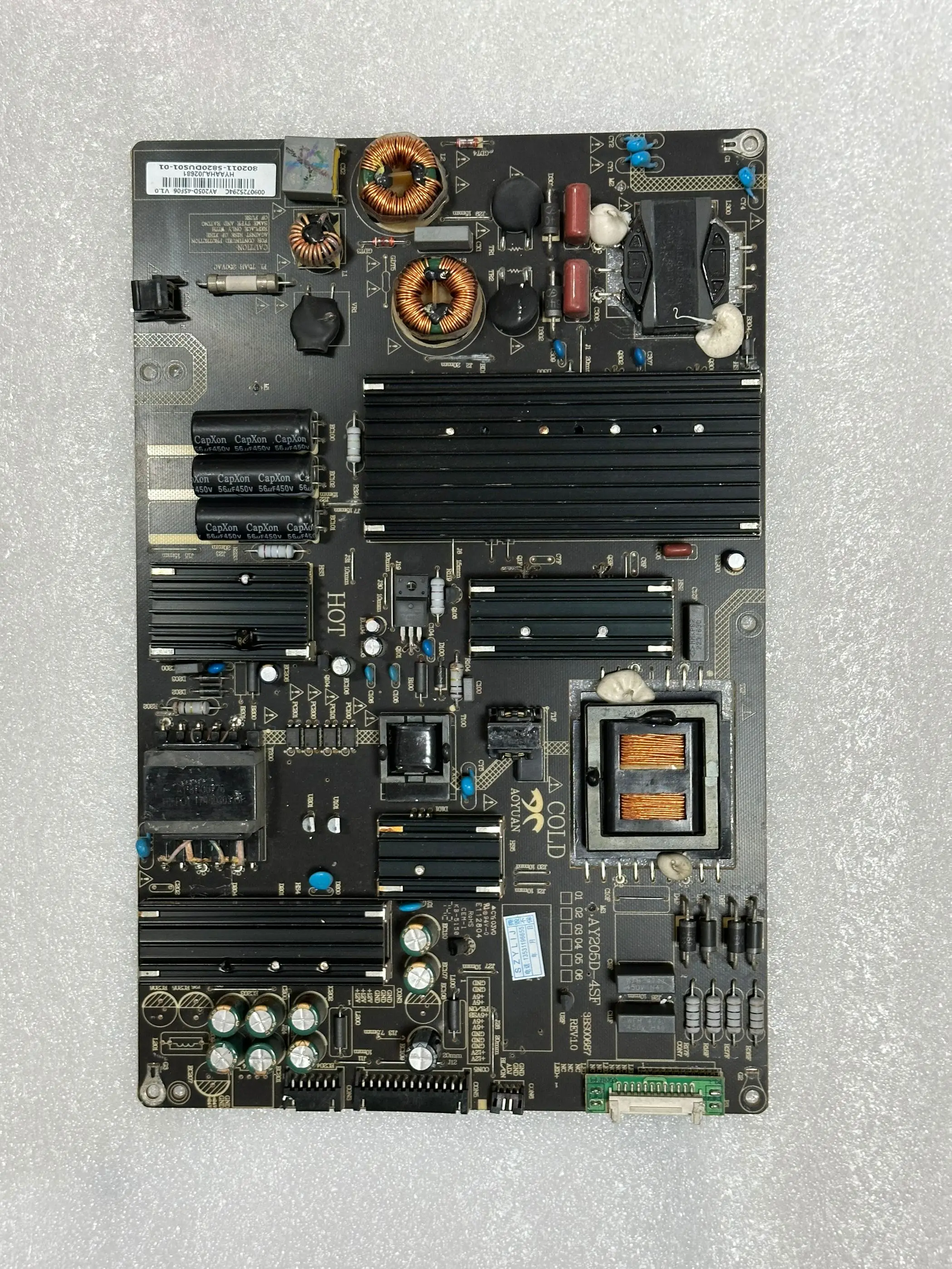 

Original LA65AL88M52 power supply board AY205D-4SF05 AY205D-4SF