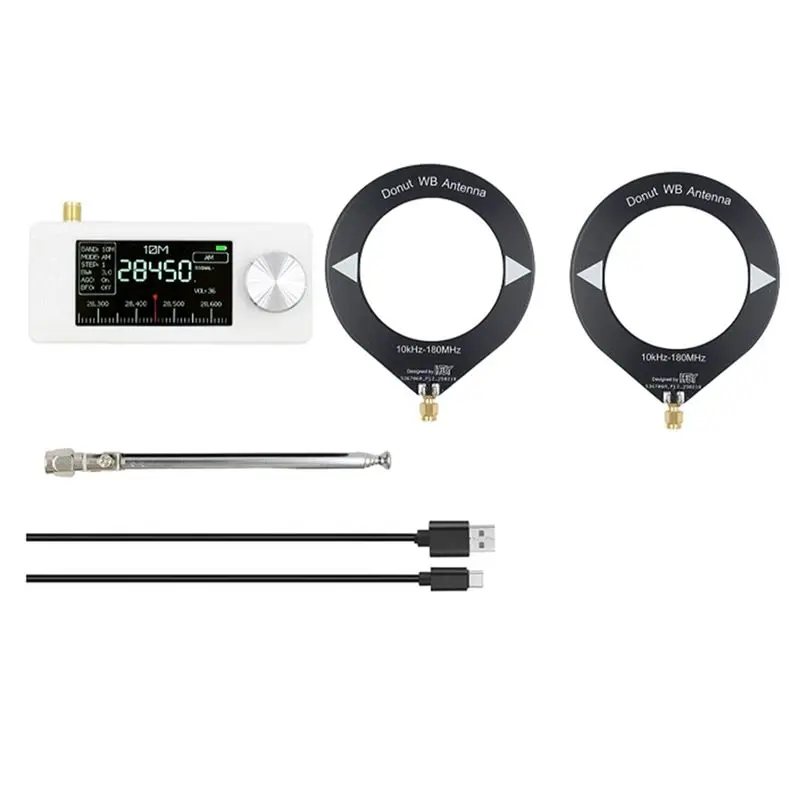 

Акция! Карманный мини-радиоприемник SI4732 10 кГц-180 МГц с USB, AM/FM, LSB и кольцевой антенной. Вседиапазонный радиоприемник SW/MW/VHF.