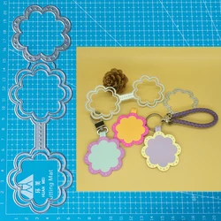 Keychain decoration metal cutting dies cut die mold Scrapbooking paper craft knife mould blade punch Template Embossing stencils