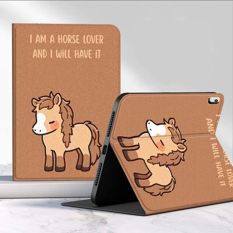 Cartoon Horse For Huawei MediaPad MatePad Pro Air 12 X T5 T10S M6 M5 C5e SE 11 11.5 10.4 Inch Tablet Case