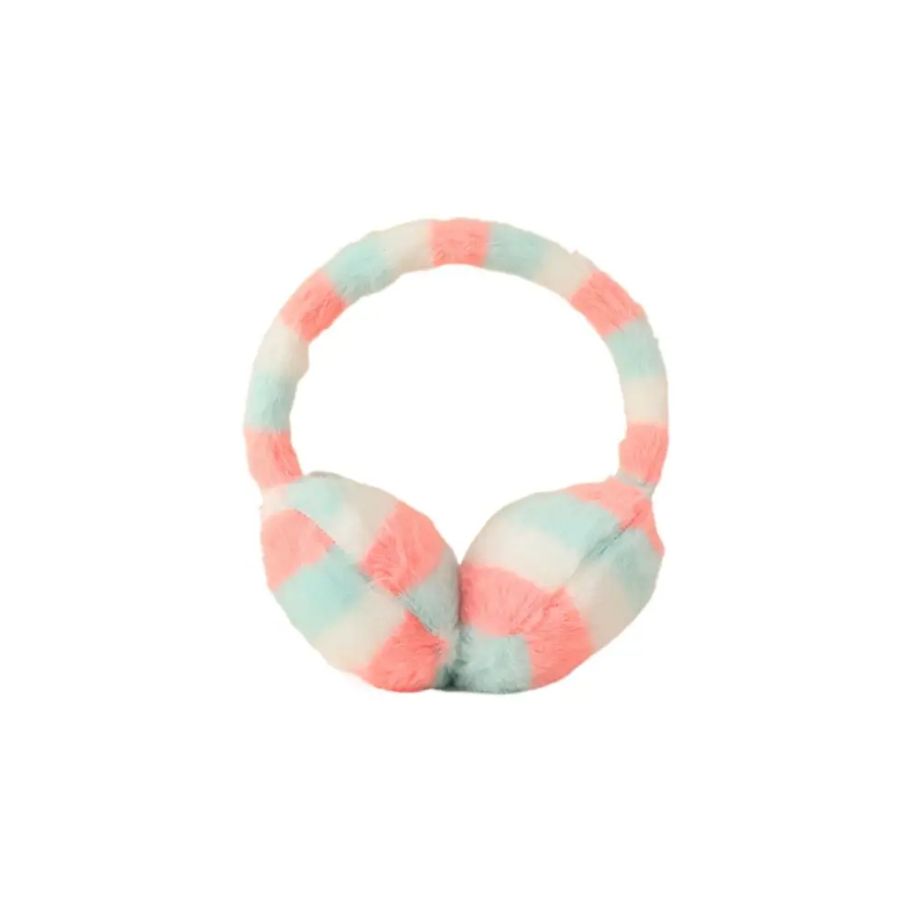 الشتاء الدافئة لينة غطاء للأذنين سميكة قوس قزح اللون رقيق سماعات الأذن حماية الأذن التجمد فو الفراء الأذن يفشل