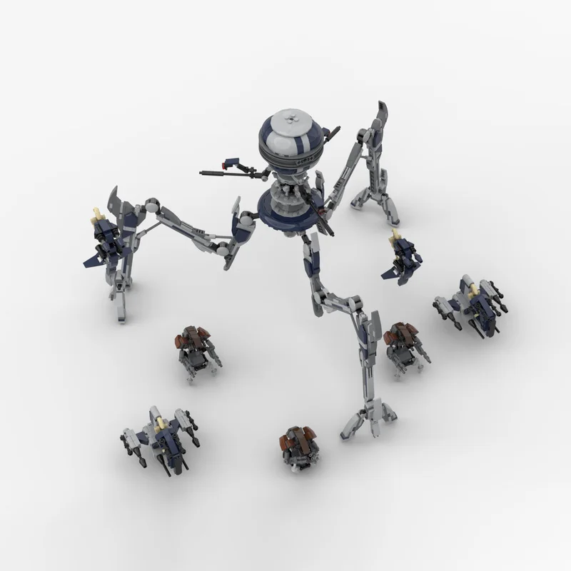 

MOC building toy robot army set model figurine 1092 pieces creative holiday gift for boy's birthday