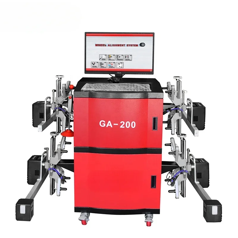 Precise 3d workshop wheel alignment machine used CCD wheel aligner for truck car