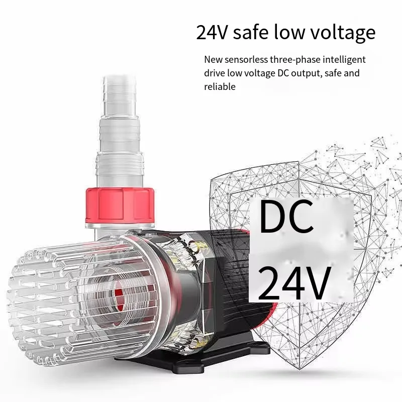 Durable Metal Multi-functional High-flow Variable Frequency Water Pump for Circulating Aquariums