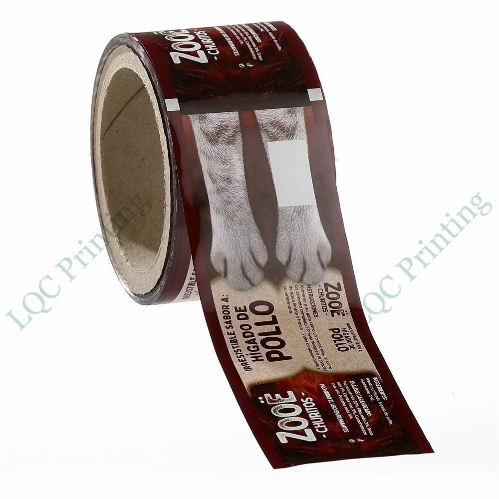 

Custom Printed Food Grade PE BOPP Printed Plastic Roll Stock Food Packaging Materials Roll Stock Film for Automatic Packing