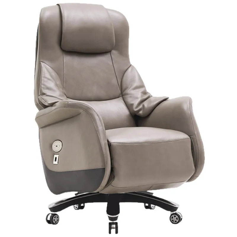 

Легкая роскошная электрическая удобная спинка, может лежать, стул роскошного класса, президентский офис, сидячий поясной босс