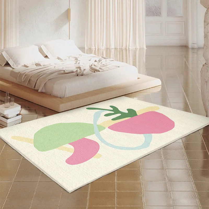 

Spring and Summer Girl Japanese Style Minimalist Living Room Carpet Home Room Bedroom Full Shop Bedside Carpet Coffee Table Mat