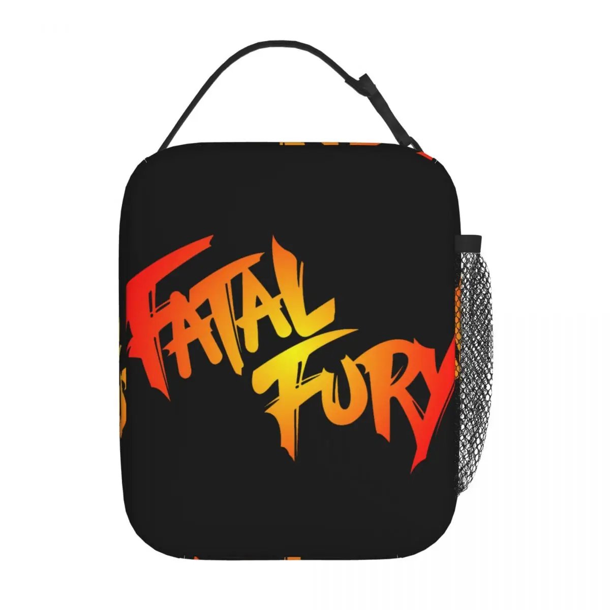 Bolso de mano con aislamiento para comida, bolsa de almuerzo, bolso de mano, mortal Fury