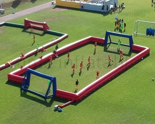 

Надувной уличный надувной спортивный фильтр на заказ 3v3, надувной футбольный матч с воздуходувкой, доставка по морю