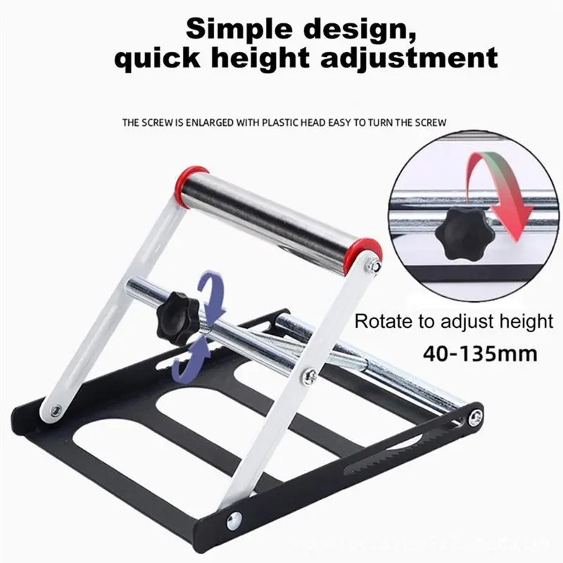 Premium-Woodworking Tool Adjustable Cutting Machine Support Frame With Foldable Miter Table Portable Design