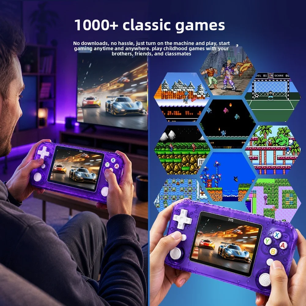 Retro HD-scherm draagbare game - Gaming Console Under 1000 recensie en prijs
