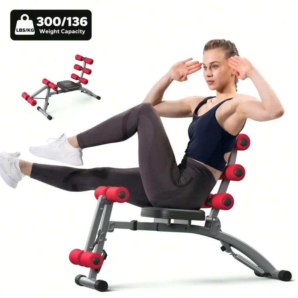 

Ab Workout Bench For Home Gym, Ab Machine Exercise Equipment, MultiFunctional Adjustable Ab Trainer, Sit Up Machine For Abdomina