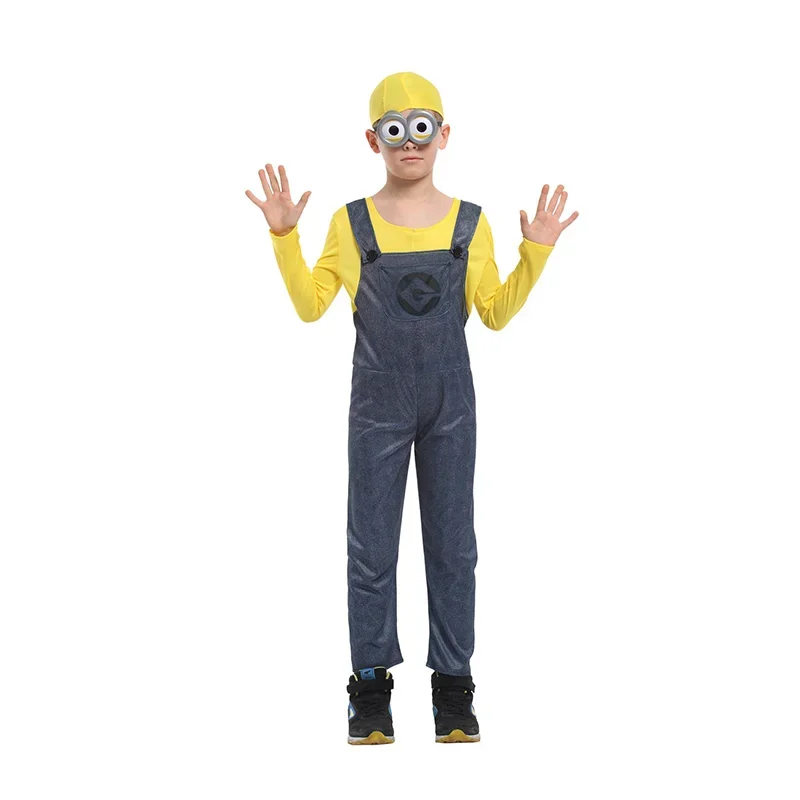 Minion Anime Volledige Familie Cosplay Kostuum Jongen Meisje Jumpsuits Kids Maskerade Verachtelijk Me Carnaval Feest Verkleed Carnaval Carnaval