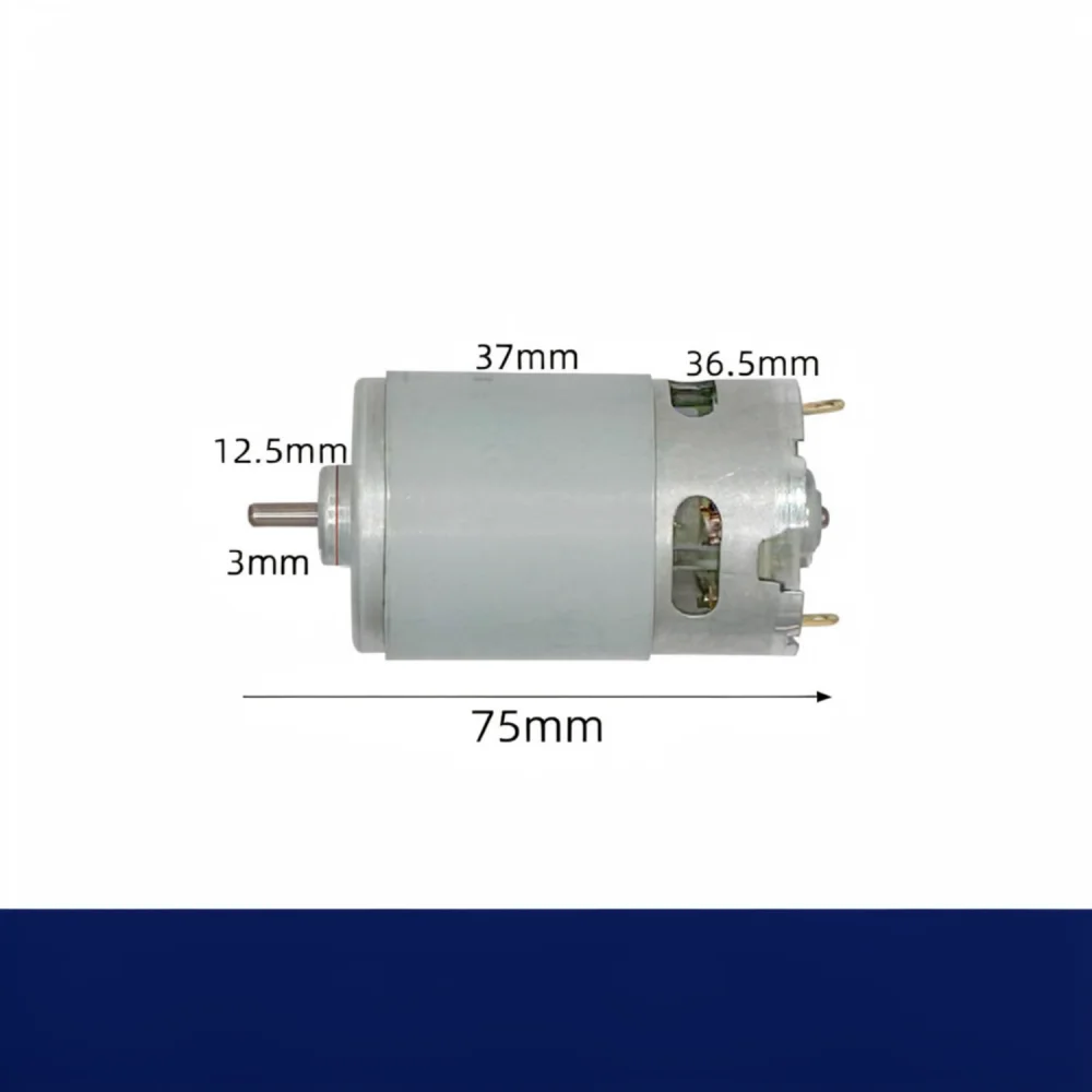 21V 550 Series Electric Motor For Power Drill Repair Parts Brushed Motor Replacement With Gear And Brush Holder Assembly