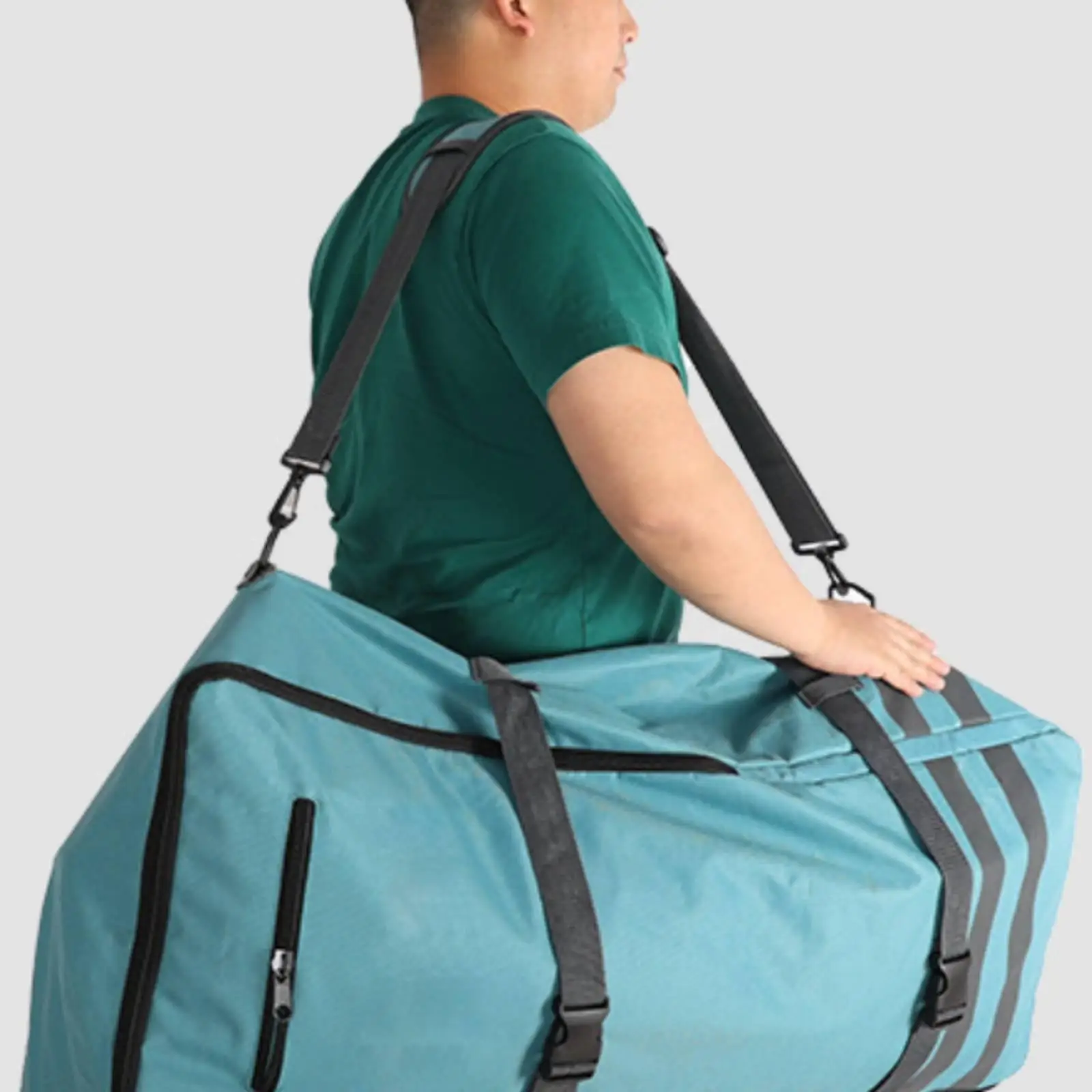 Surfboard Carrying Case Durable Nylon Paddle Board Backpack 84L Capacity Tall Rectangular Design for Beach and Lake Trips
