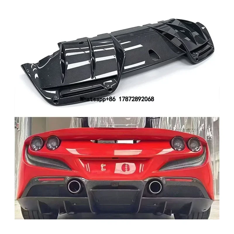 

For F8 dry carbon fiber OEM rear diffuser