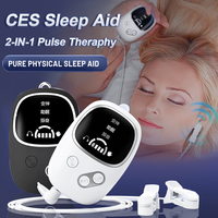 CES Sleep Aid Device Microcurrent Pulse Therapy Ear Clip Sleep Device Relax Anxiety Insomnia Hypnosis Soothing Help Sleep
