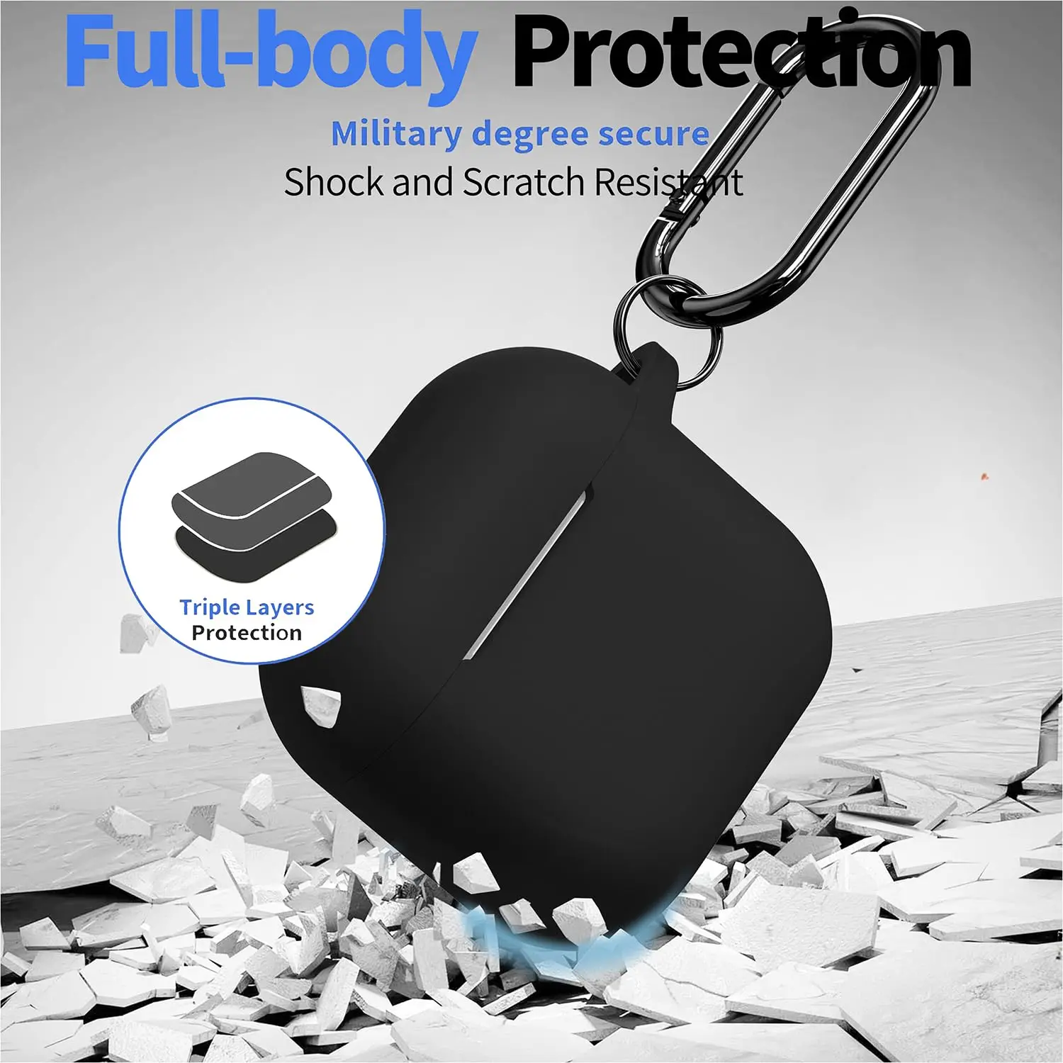 2024 New for Airpods 4 Earphone Case Silicone Protective Cover with Cleaning Kit for Airpods 4 Wireless Bluetooth Case Cover