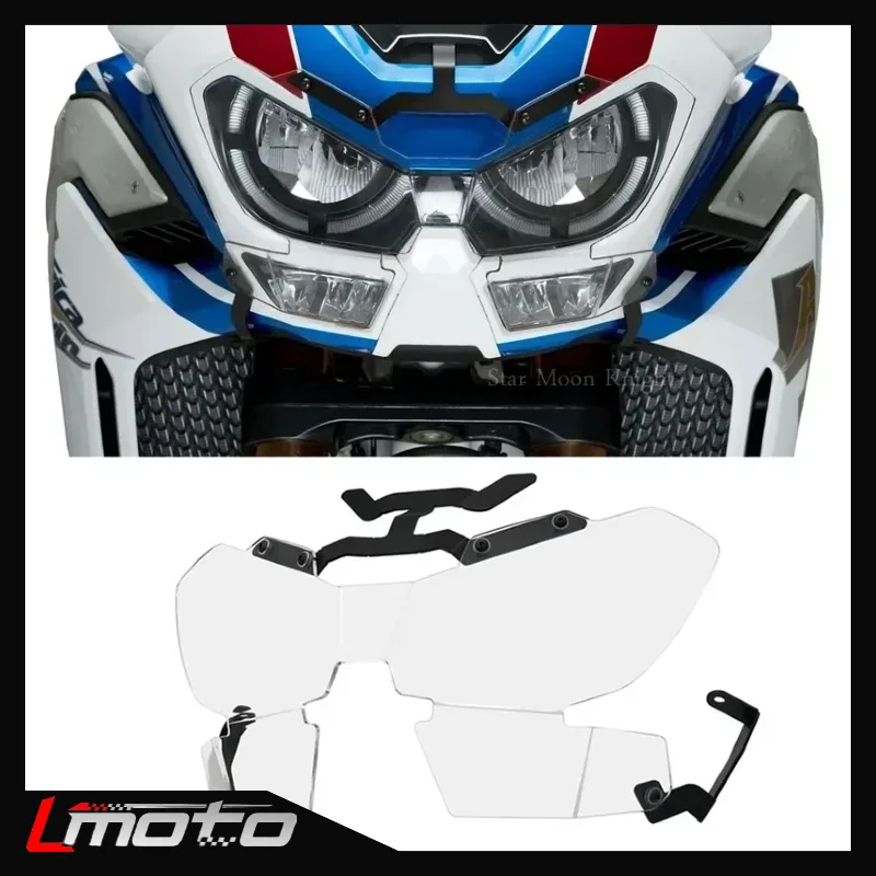

Motorcycle Headlight Head Light Guard Protector Cover For Honda Africa Twin CRF1100L CRF 1100 L Adventure Sports 2020-2023