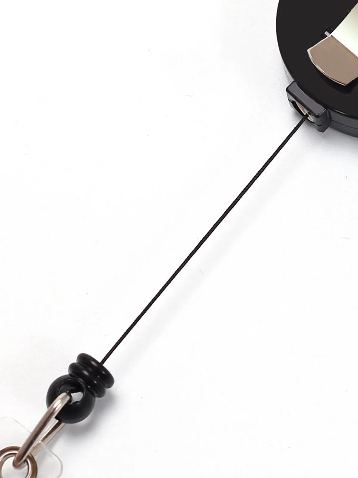 Lot 50pcs ID Badge Holder Roller Clip Back Belt Clip Extend Nylon Cord Retracting Hospital Nurse Office Trade Show White Black
