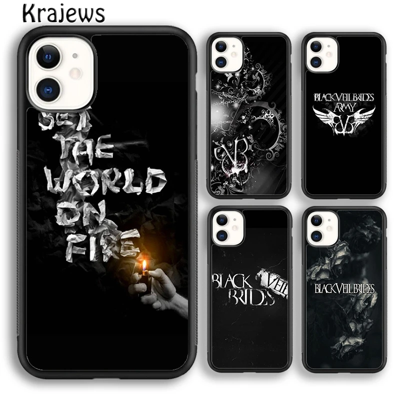 Krajews Andy Biersack Veil Brides BVB Phone Case Cover For iPhone 16 15 SE2020 14 7 8 plus 11 12 13 pro max Plus coque Fundas