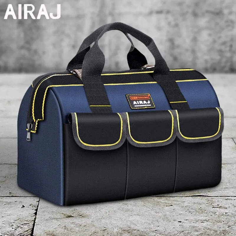 AIRAJ 1680D Multifunctional Tool Bags Oxford Cloth Electrician Bags Waterproof and Wear-Resistant High Capacity Storage Bags