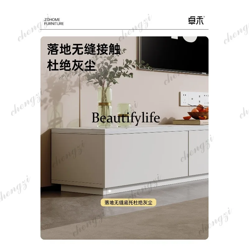 Living room home 2026 new modern simple storage integrated floor TV cabinet