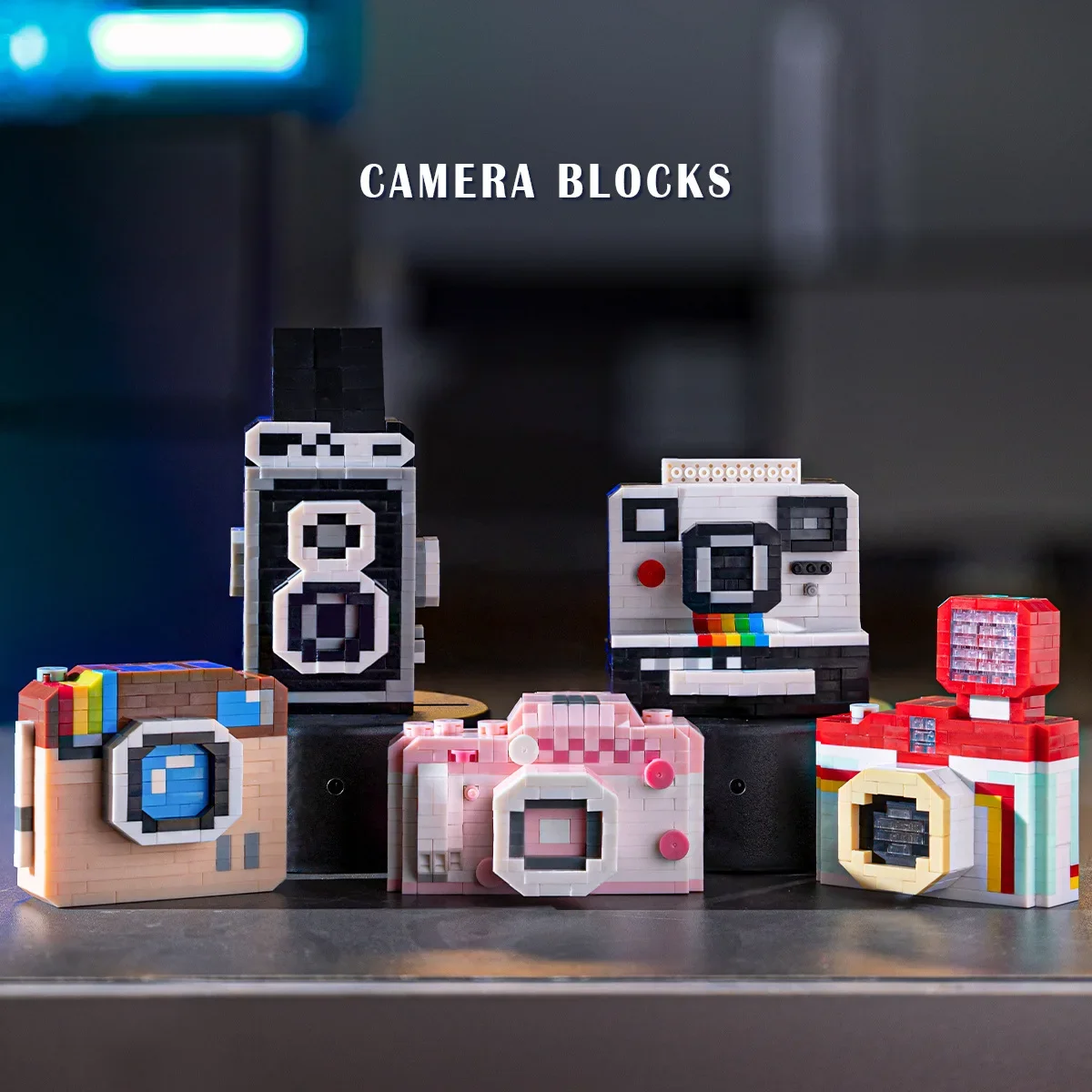 Mini Camera Building Blocks Toy, Exercise ability and hand-eye Coordination Eco-friendly material Awesome Gift For Children