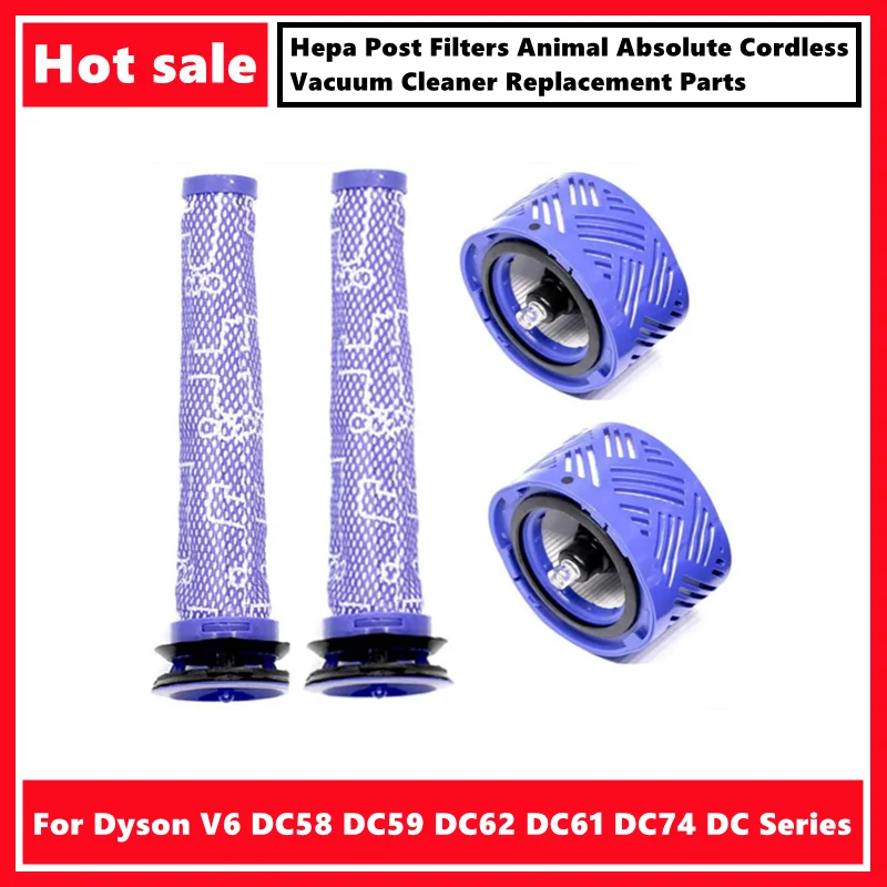 Hepa Post Filters For Dyson V6 DC58 DC59 DC62 DC61 DC74 DC Series Animal Absolute Cordless Vacuum Cleaner Replacement Parts