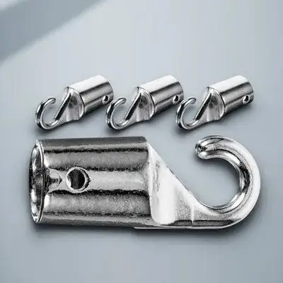 

4pcs Curtain Rod Hook Replacement Metal Blind Wand Hook Tip Upgrade For Window Blinds Repair Parts Accessory