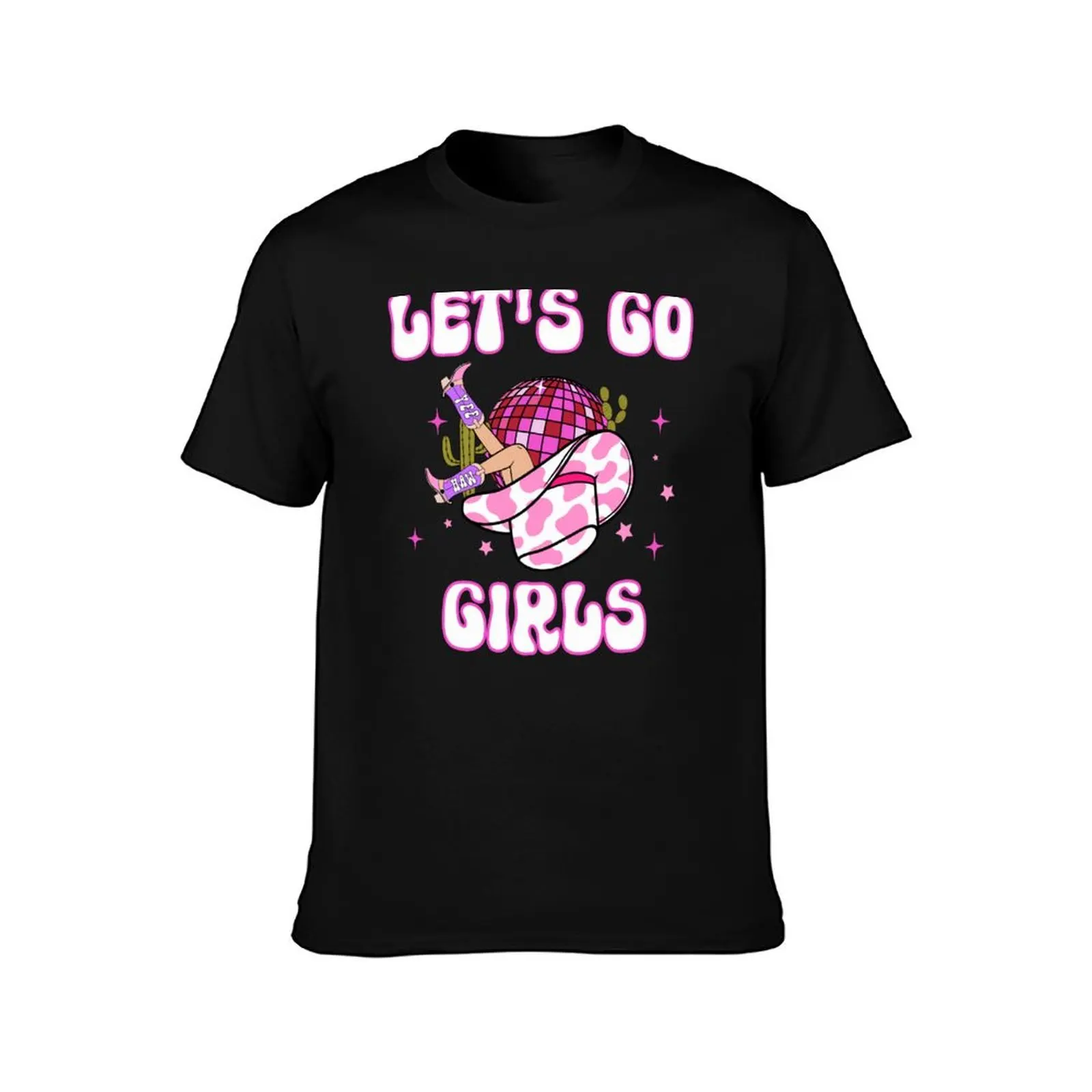 Let's Go Girls Cowgirl Hat Cowboy Boots Bachelorette Party T-Shirt hippie clothes graphics funny t shirts for men