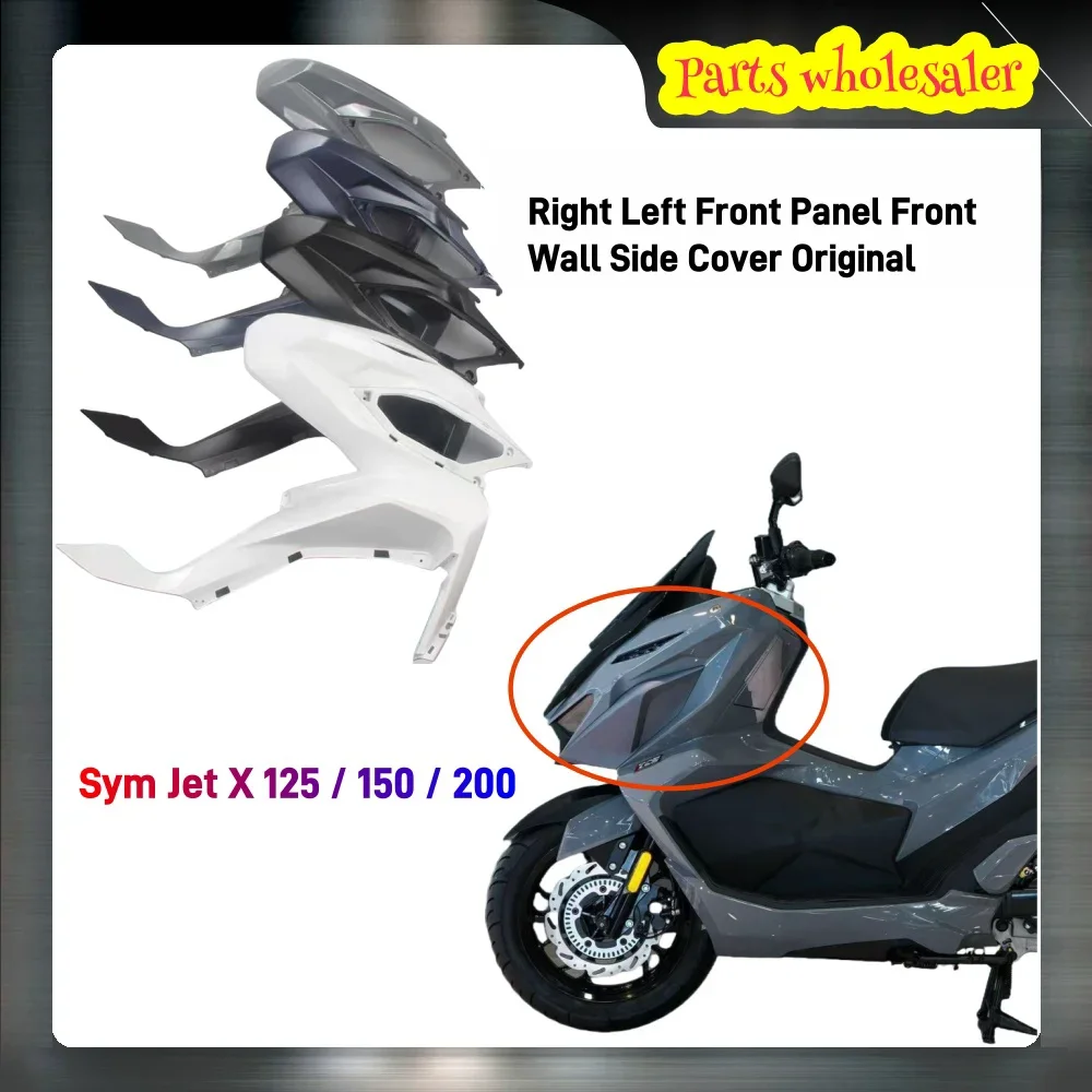 Dla Sym Jet X 125/150/200 Prawy Lewy Panel Przedni Ściana Boczna Osłona Oryginał