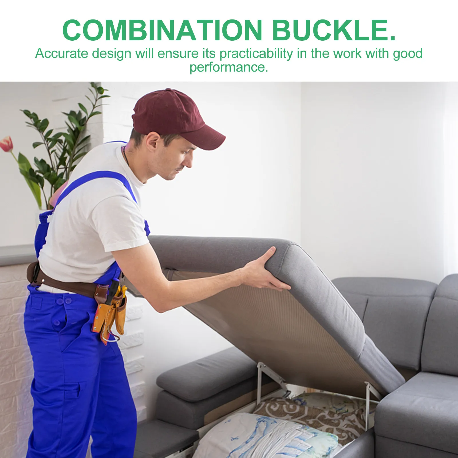 20Pcs Steel Sofa Connector Bracket Robust Design for Reliable Furniture Joining and Movement Prevention Sofa Interlocking